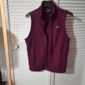 Patagonia Burgundy Fleece Vest